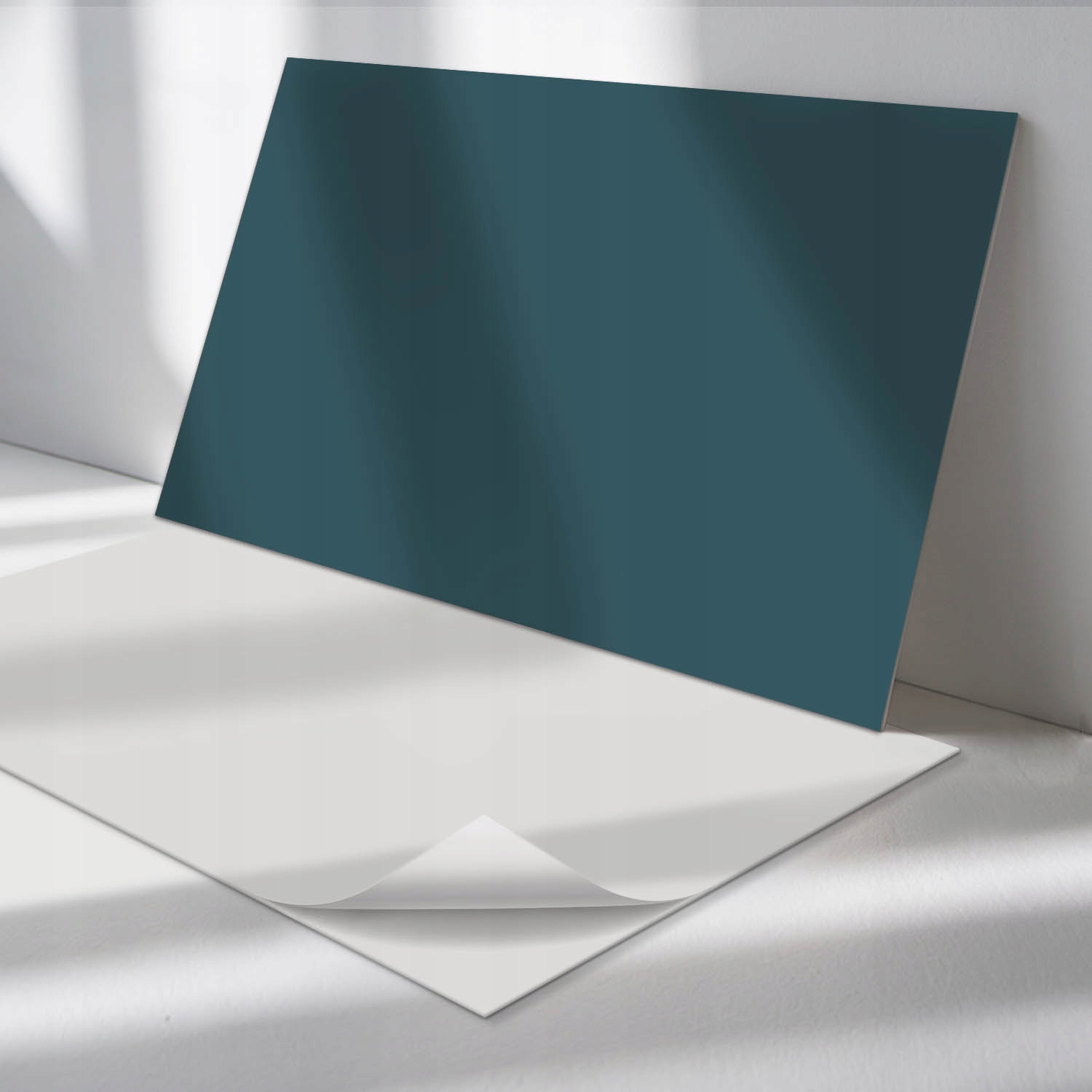 Sada samolepiacich vinylových panelov Tmavomorská farba 6 x 60 x 30 cm