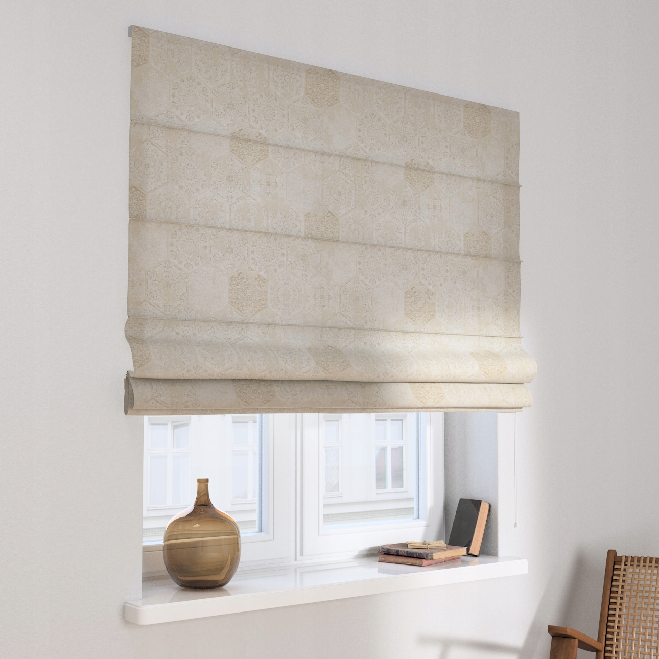 Hotová římská roleta Capri 120 x 170 cm černá