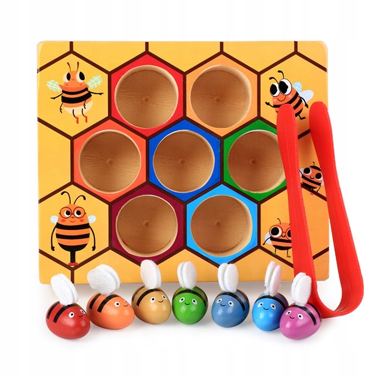 Игра Медовая штукатурная пчела пчела Montessori