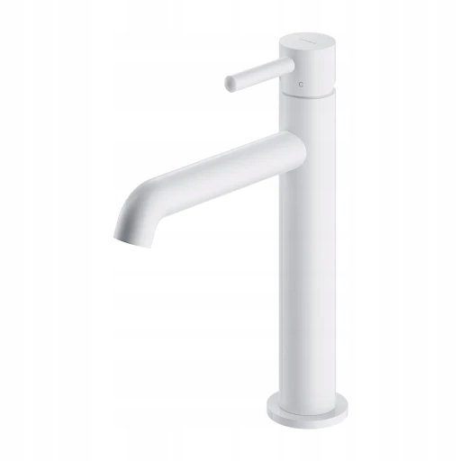 Y umývadlová batéria, 23 cm (hlava 25 mm), biela matná