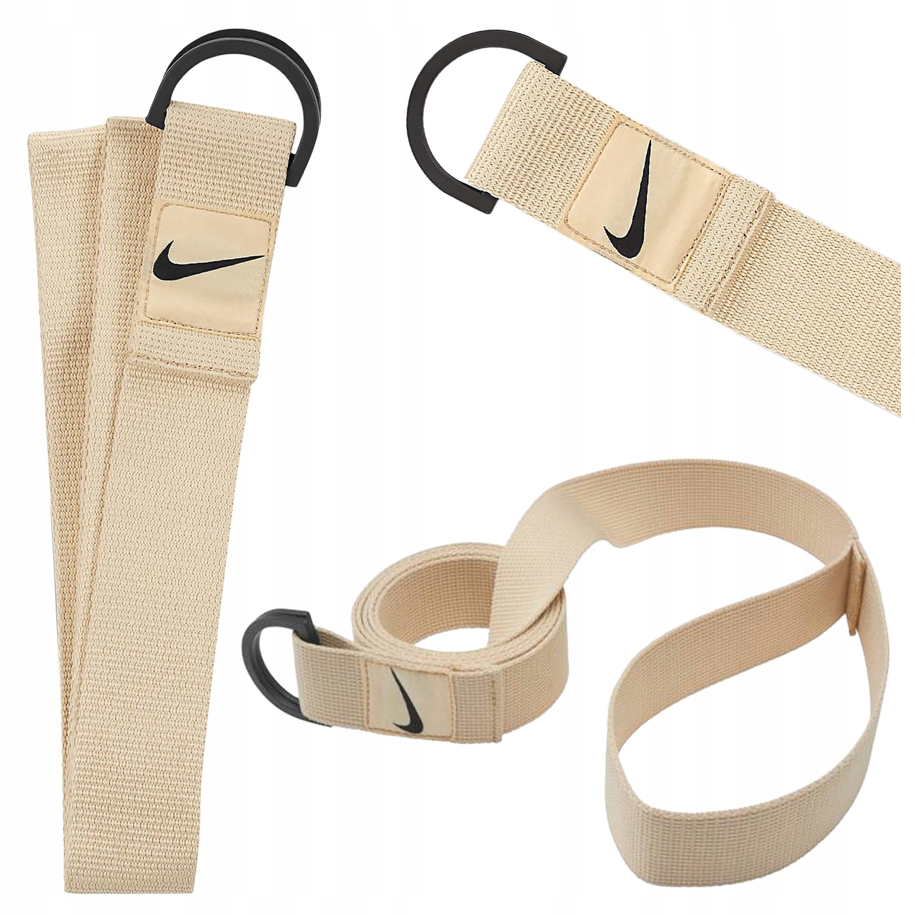 Pásek Na Jógu Nike Mastery Yoga Strap Krémový, Univerzální