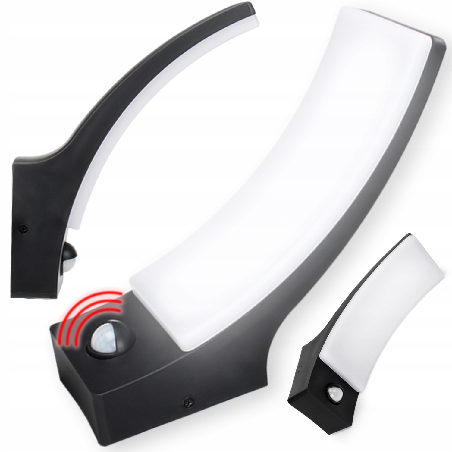 Venkovní Led nástěnné svítidlo IP65 Fasádní lampa se senzorem pohybu soumraku