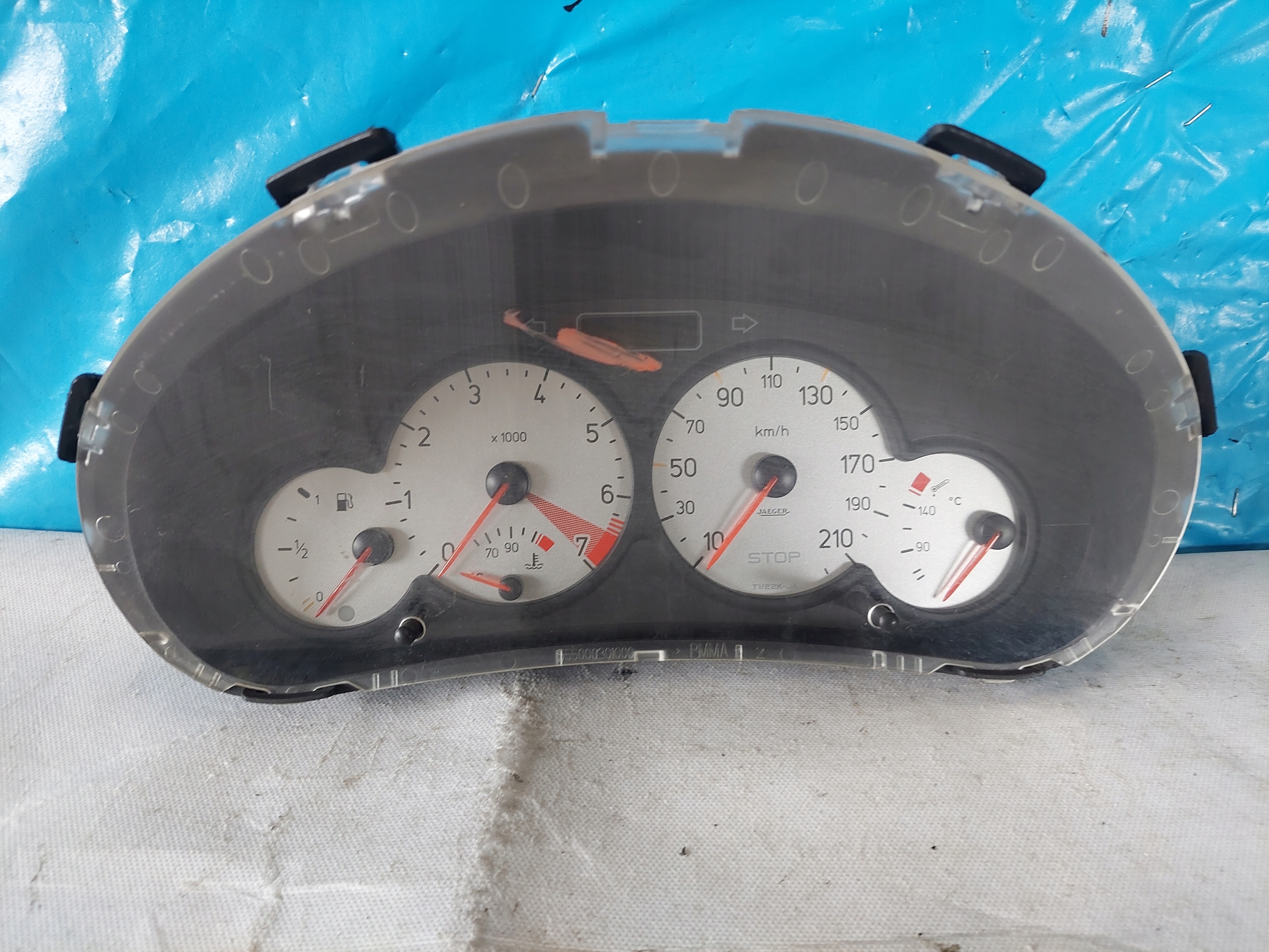 dials clock PEUGEOT 206 CC 1.6 B 9645847380