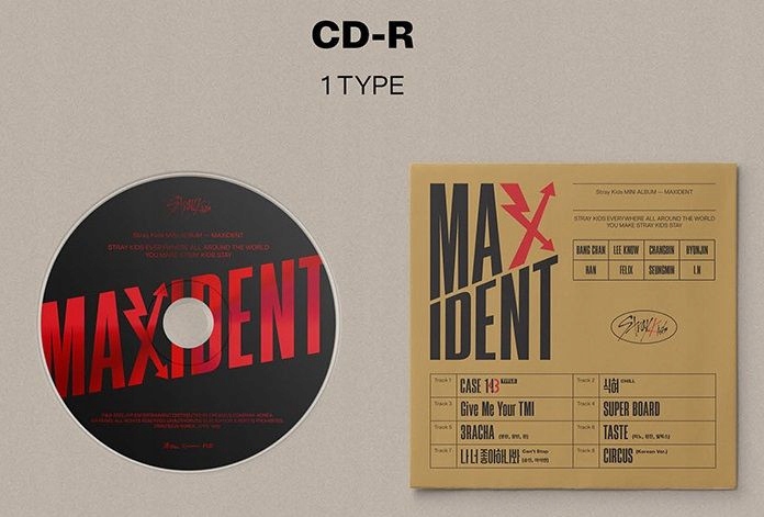 {{{ STRAY KIDS - MAXIDENT - CASE VER. Nośnik CD
