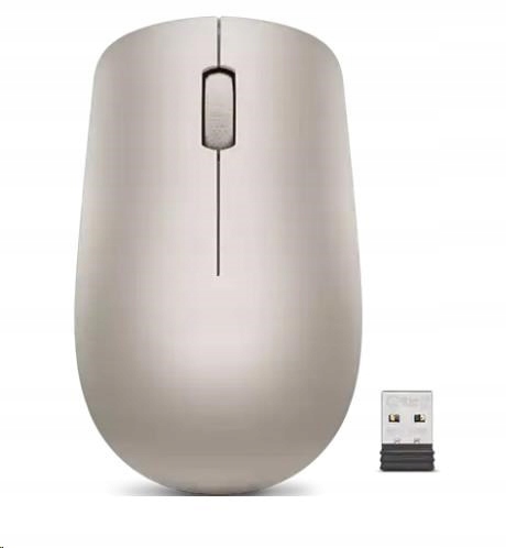 Mysz Lenovo 530 Bezprzewodowa mysz Nano Usb Beżowa