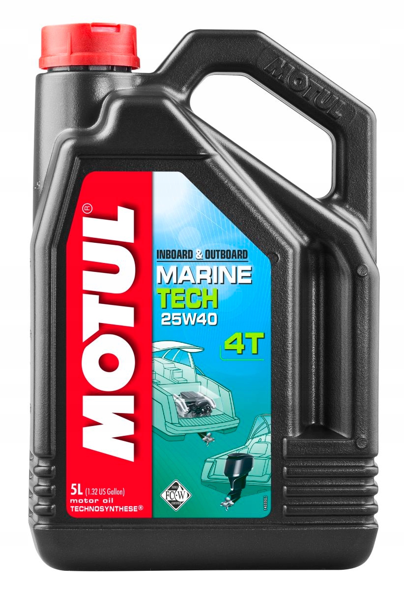 Olej do silników 4T Motul Marine Tech 25W40 5L