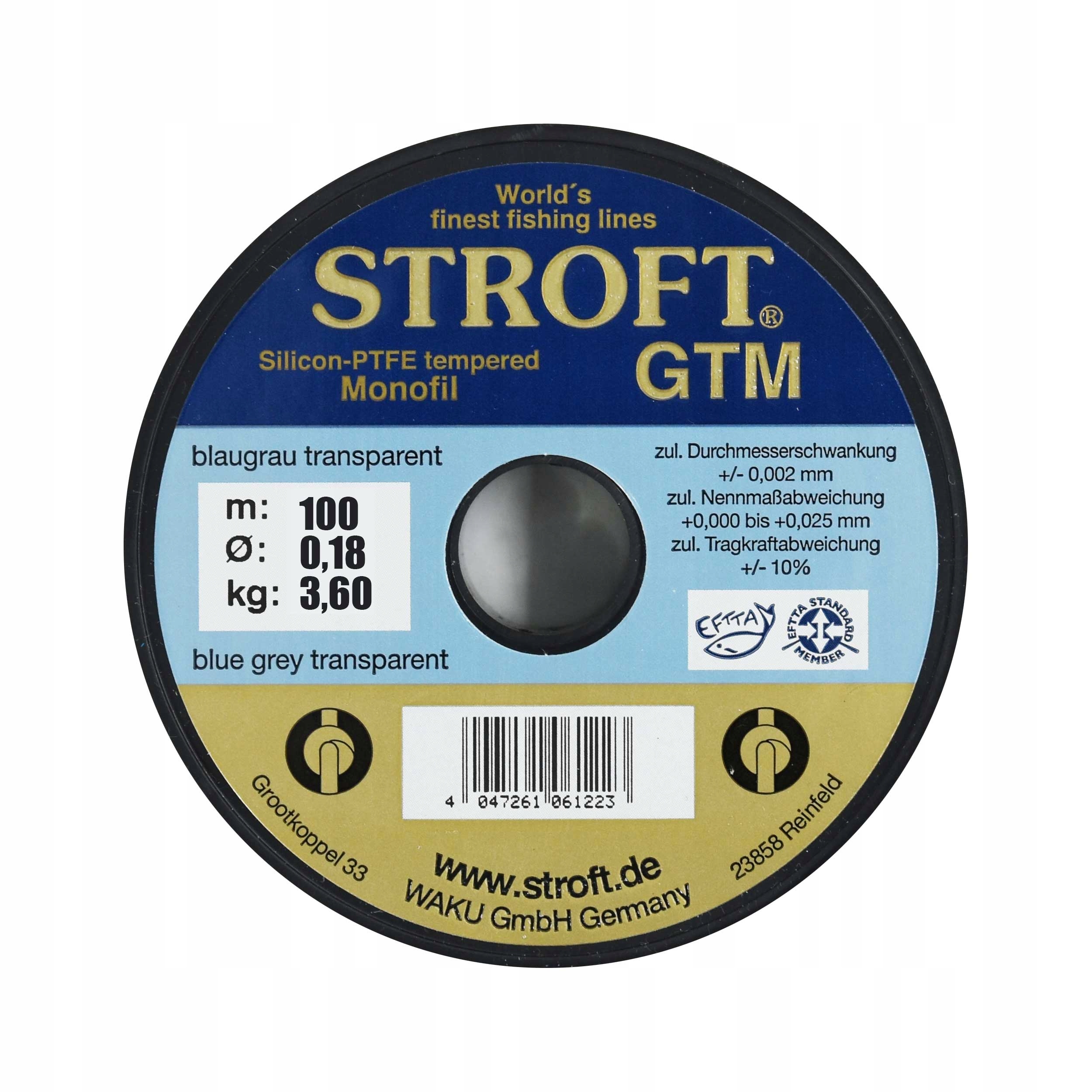 ŻYŁKA STROFT "GTM" 0.18 mm 100 m - ZS-TM - 9569784139 - Allegro.pl