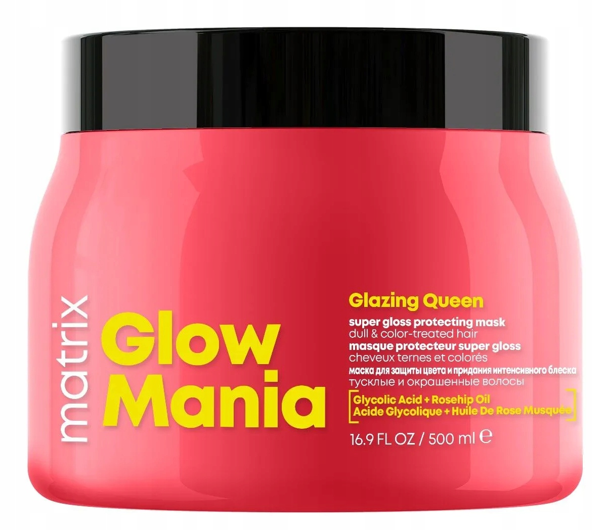 Matrix Glow Mania Glazing Queen maska pro barvené vlasy 500 ml