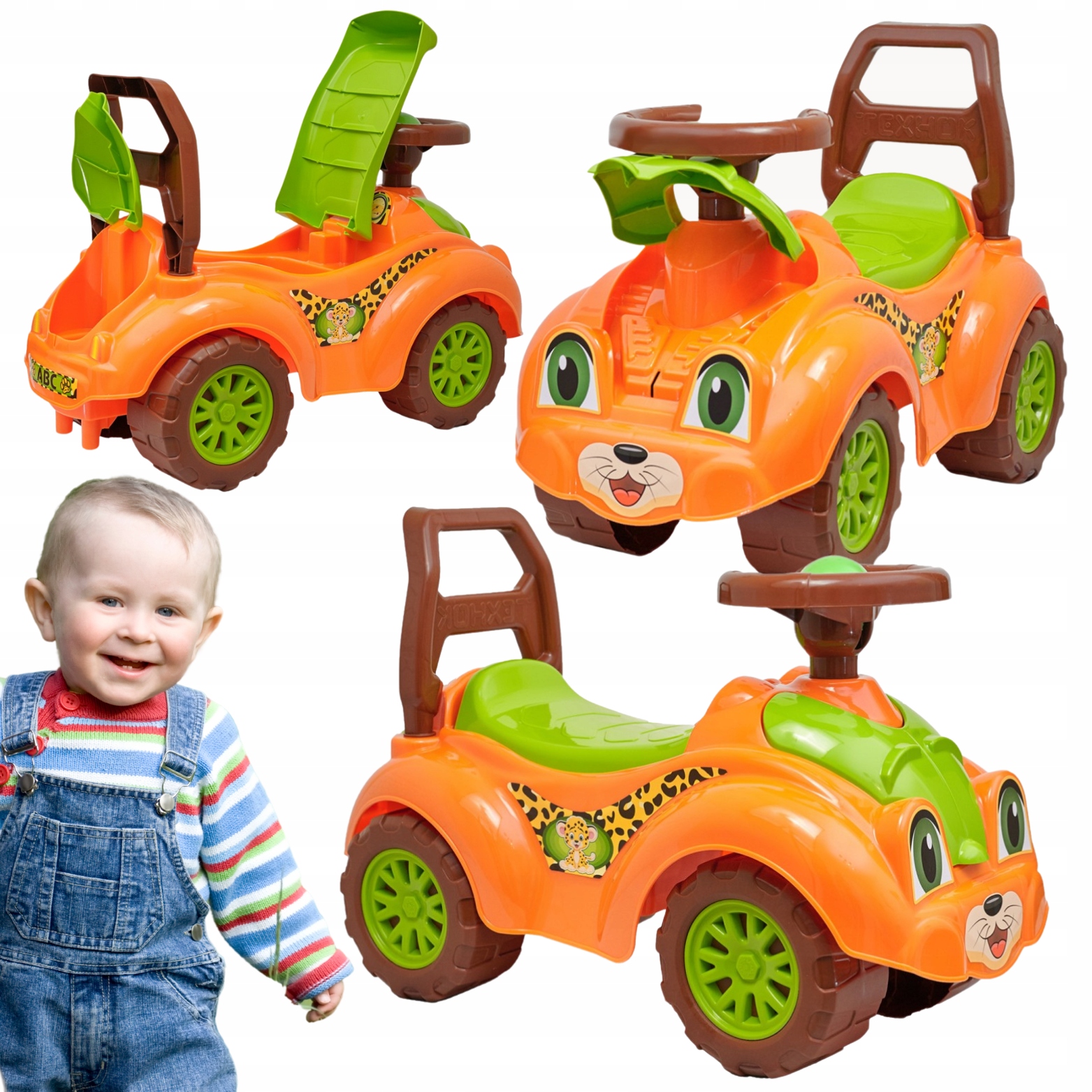 Jeździk odpychacz chodzik pchacz auto dla dzieci 3268