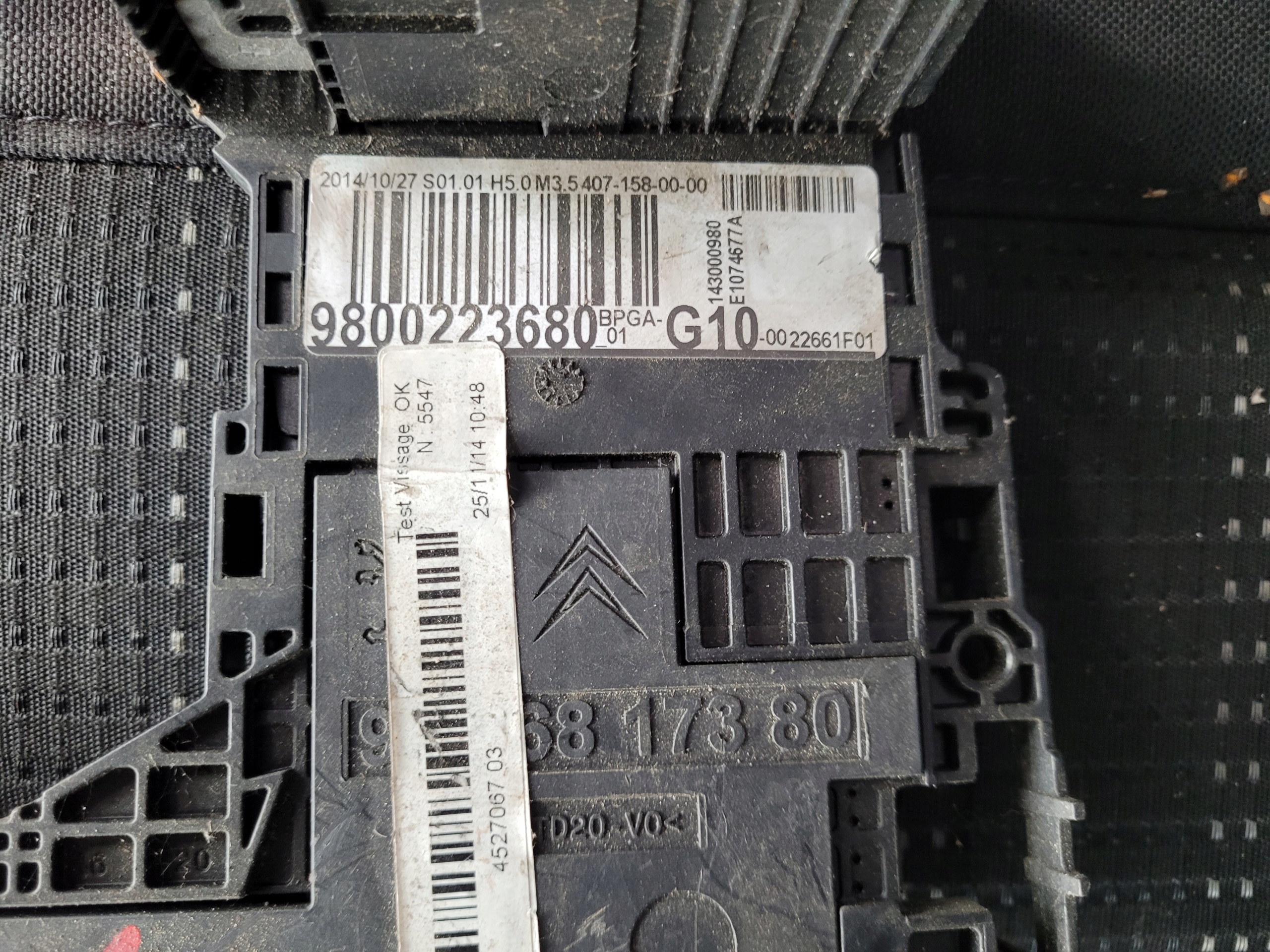 modul AKUMULATORA PSA 9800223680