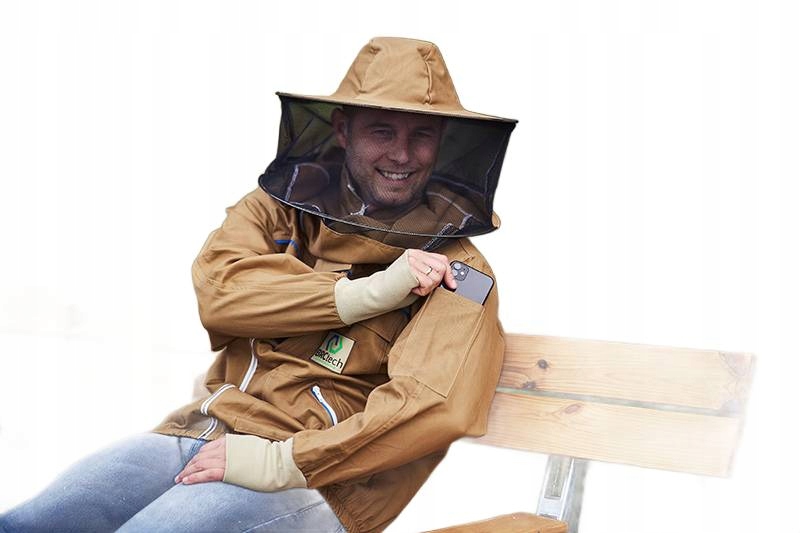 Tesná včelárska mikina s klobúkom Premium S BRCtech