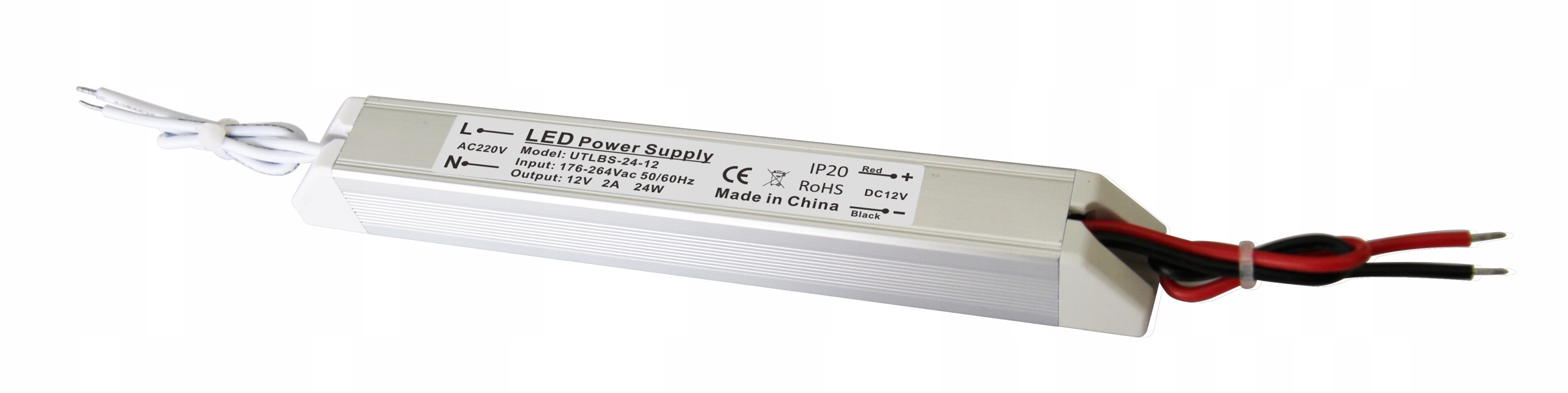 

Zasilacz Led ultra slim 24W 12V 2A IP20 1601