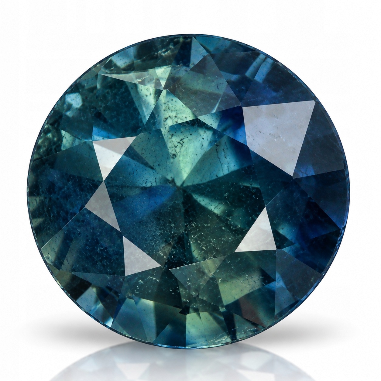 Přírodní safír 0.52 ct Modrý Kulatý Madagaskar certifikát Wbd