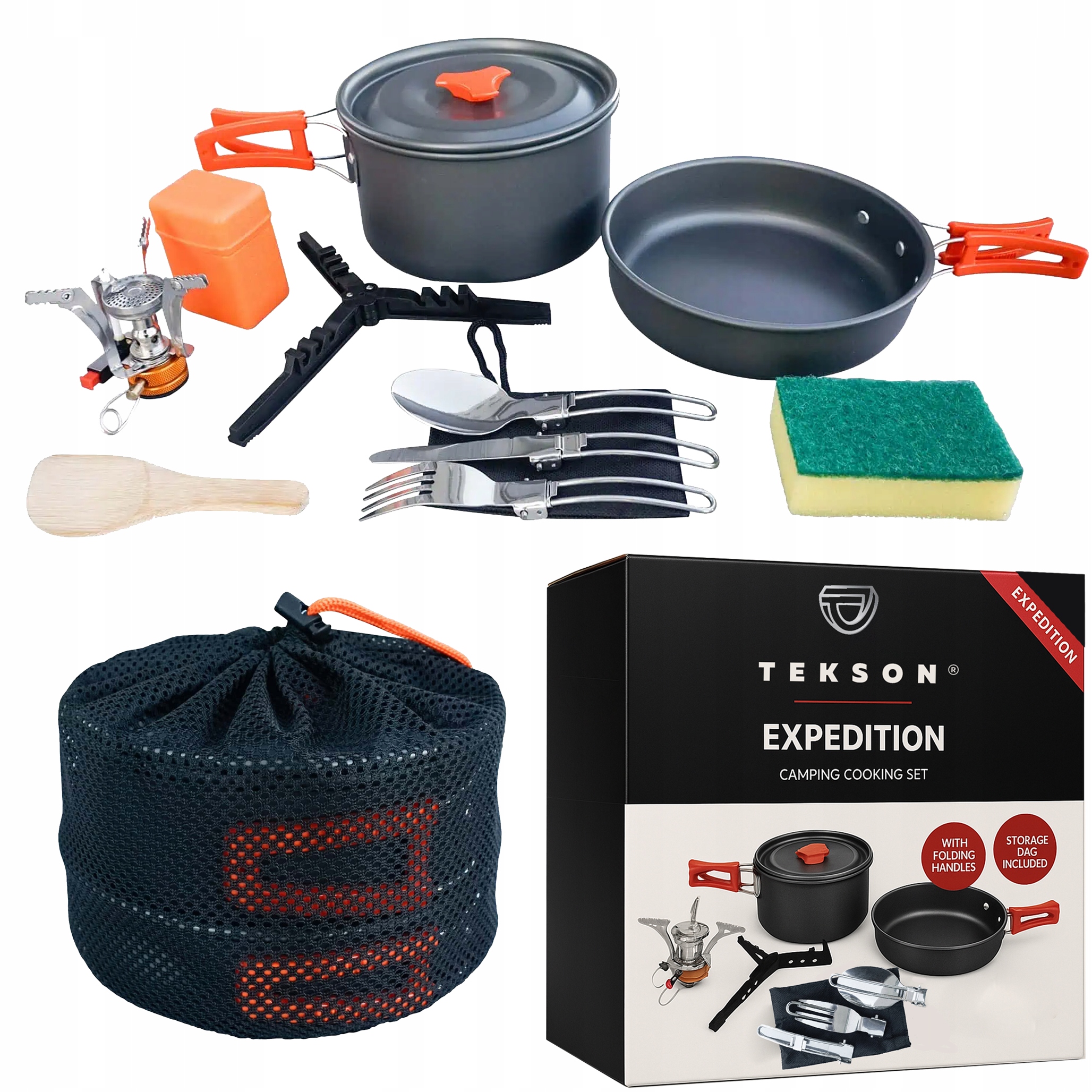 Sada Hrnců Tekson Expedition s hořákem