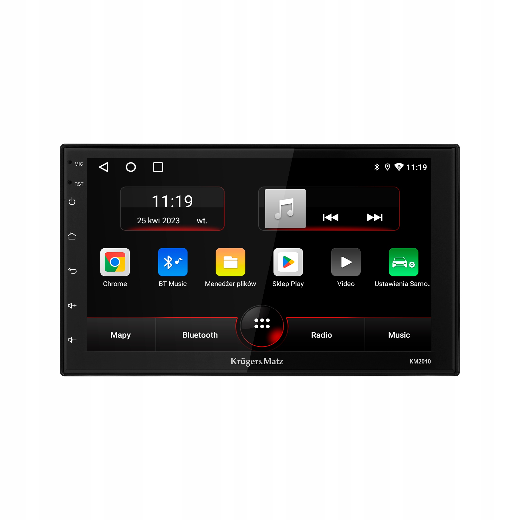 Autorádio Kruger&Matz CarPlay/AndroidAuto 7" 2DIN Bluetooth Usb Aux
