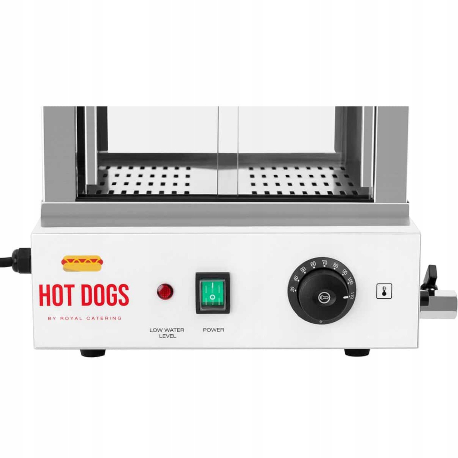 Podgrzewacz witryna grzewcza do 100 hot dogów parówek 25 bułek 1000W Model RCHW 1000H