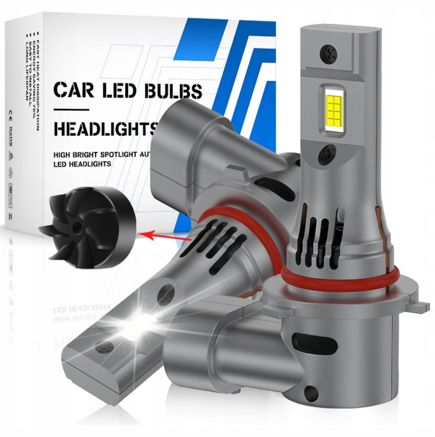 Automobilové Žárovky H11 Led 80 W 16000 LM Silné Canbus 2 Ks