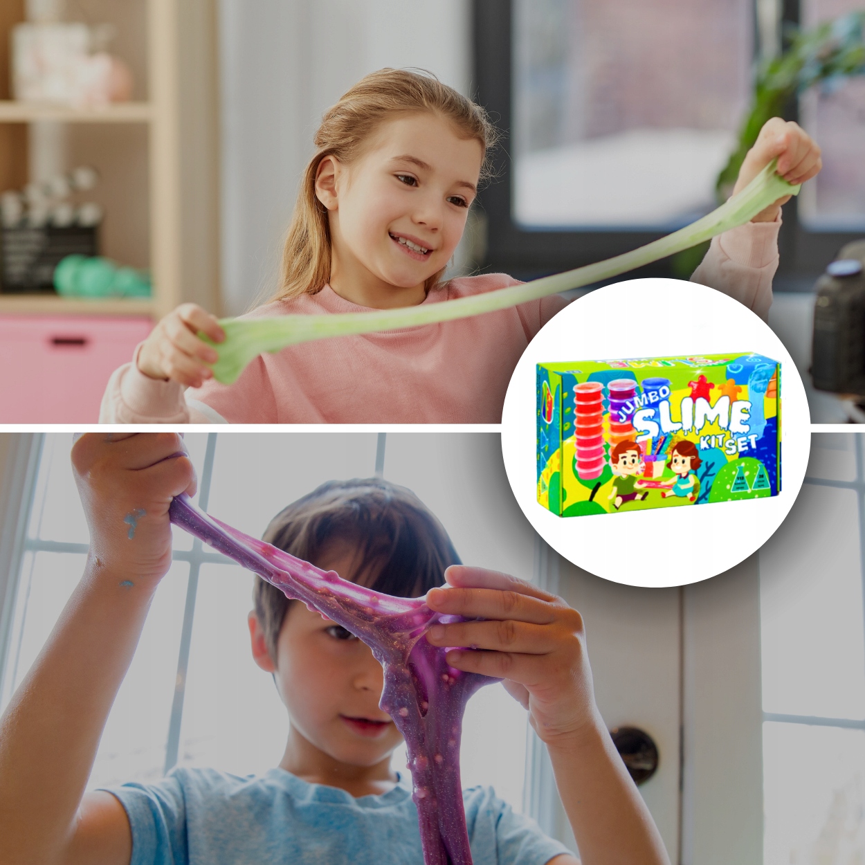 SLIME WIELKI ZESTAW DO ROBIENIA GLUTÓW XXL - 128w1 NA DZIEŃ DZIECKA PREZENT Wiek dziecka 5 lat +