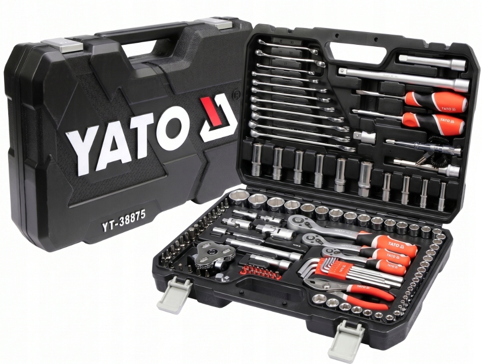 Sada nástrčných kľúčov v kufríku 1/4'' 3/8'' 1/2', 126ks Yato