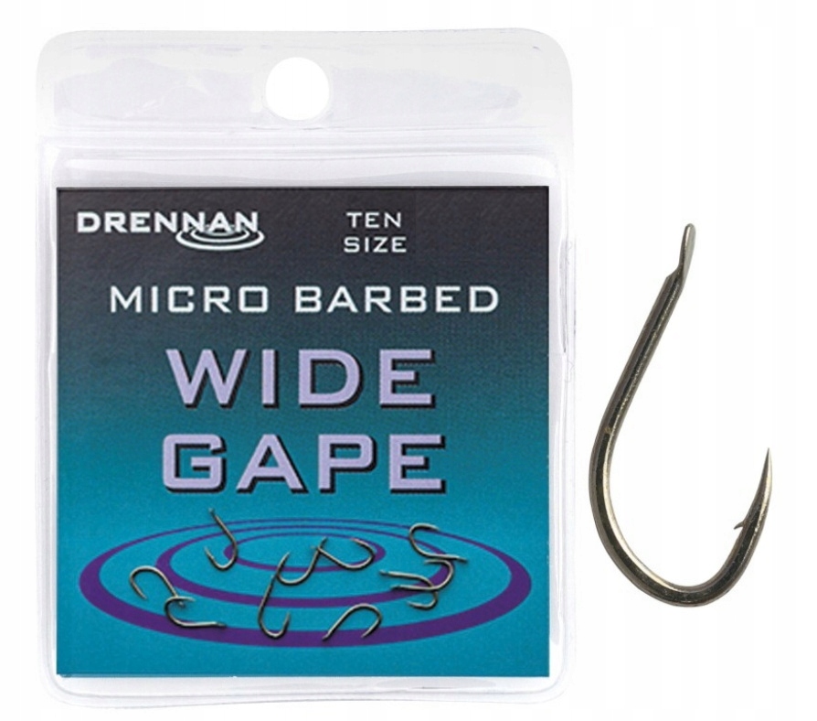 Haczyki Drennan Wide Gape nr.14 10szt.