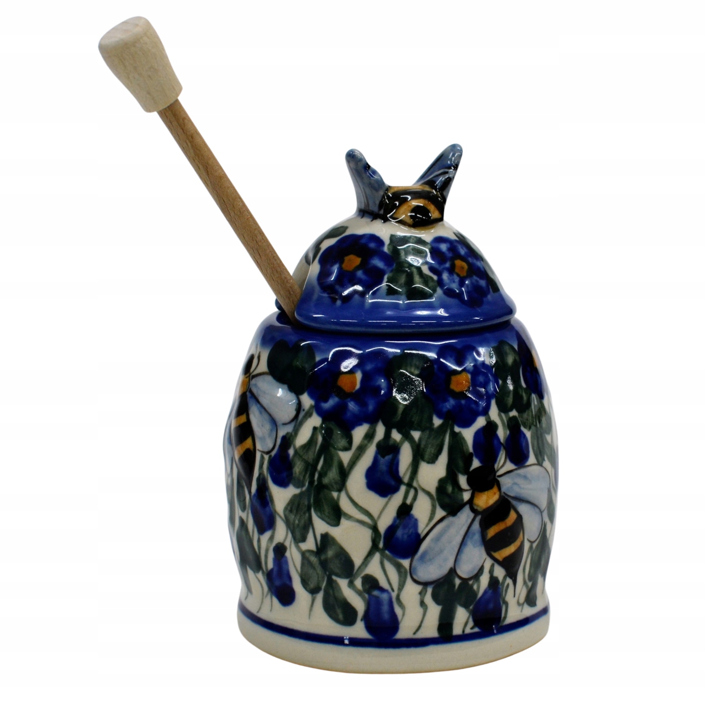 

Ceramiczny pojemnik na miód Ceramika Bolesławiec