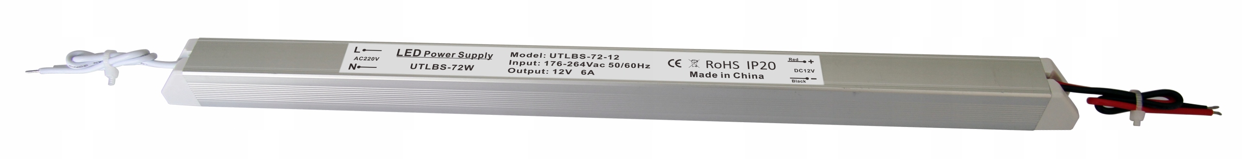 

Zasilacz Led ultra slim 72W 12V 6A IP20 1649