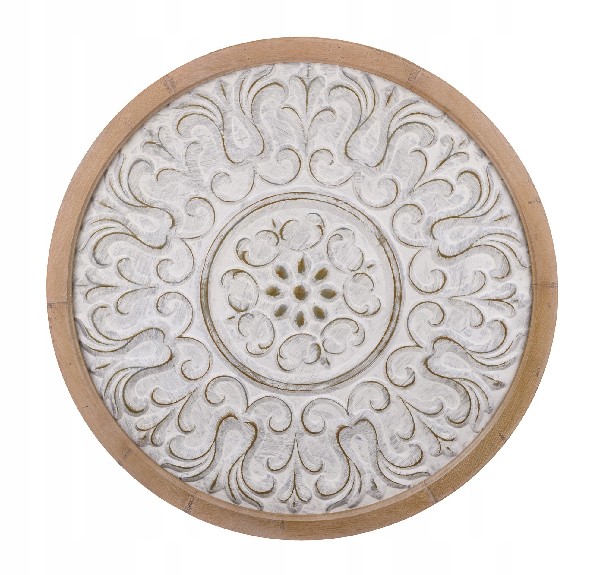 Okrúhla veľká Nástenná Dekorácia Starnúca antická dekorácia na stenu