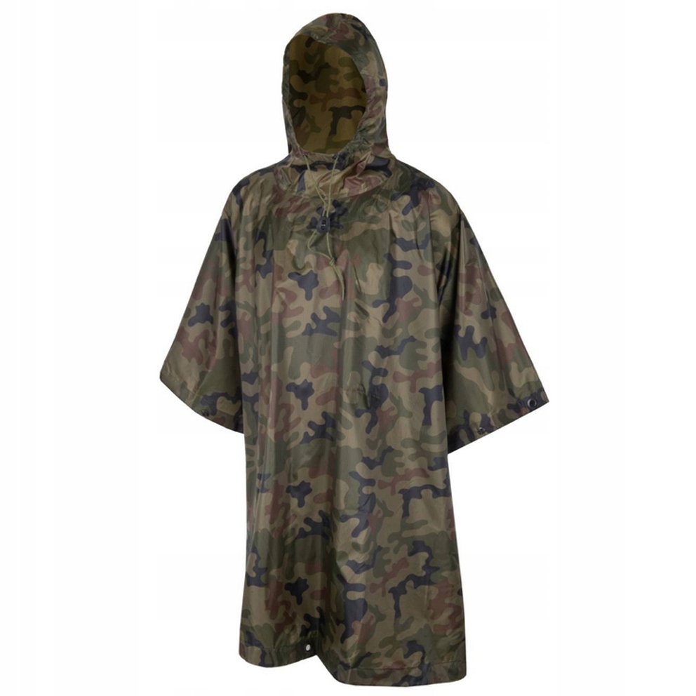 Ponczo przeciwdeszczowe peleryna Heliko-Tex r uniwersalny wz93 polski leśny