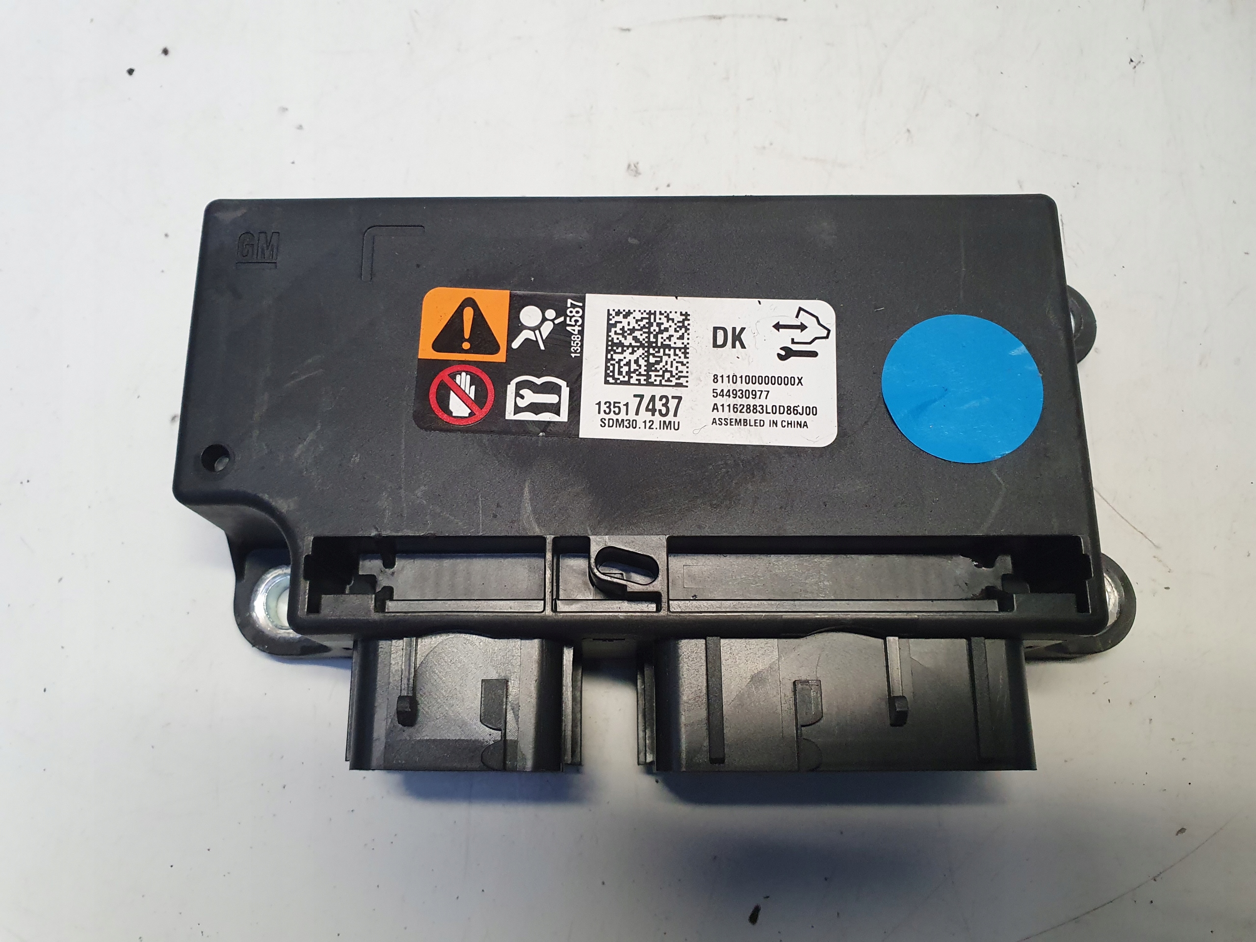 OPEL MOKKA X module SENSOR airbag 13517437