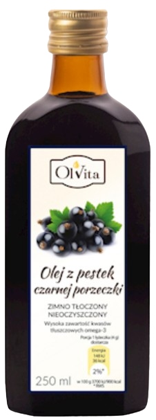 Levně Olvita Olej z jader černého rybízu lisovaný za studena 250 ml