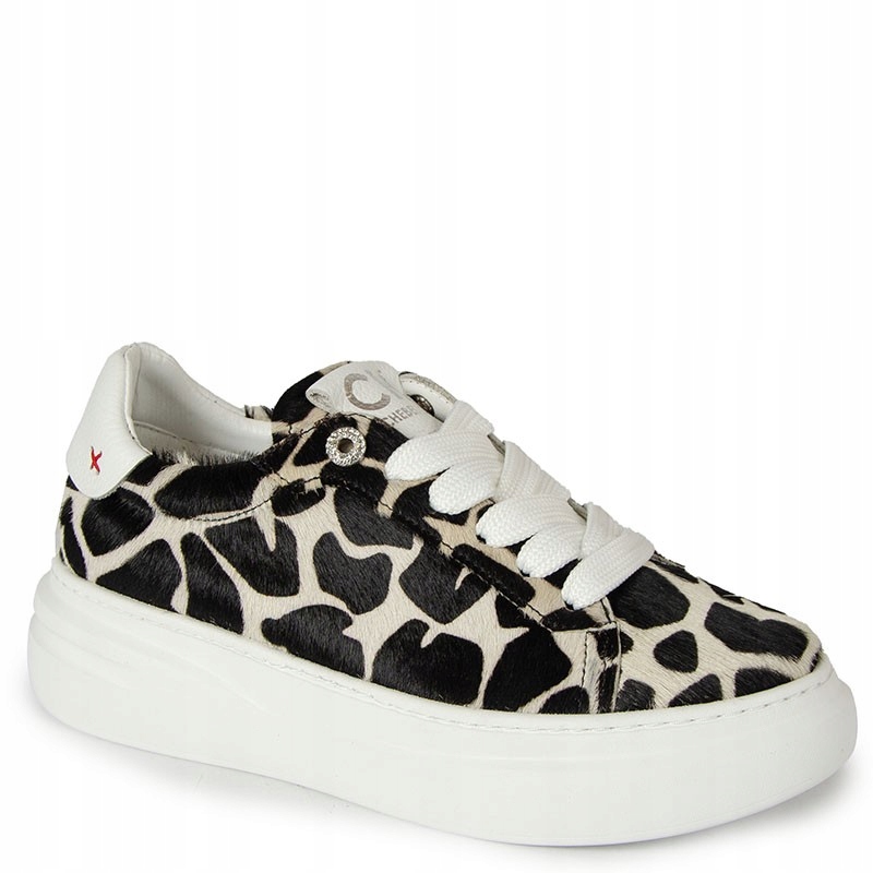 Chebello 4719 Bílé Kožené Mokasíny Na Platformě 40