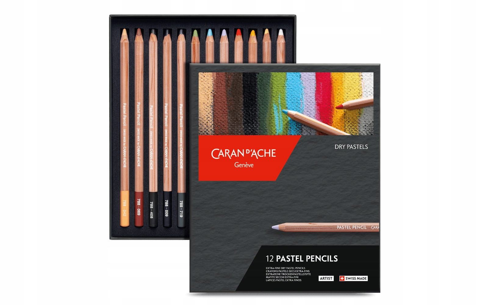 Pastelové tužky Caran d'Ache 12 barev