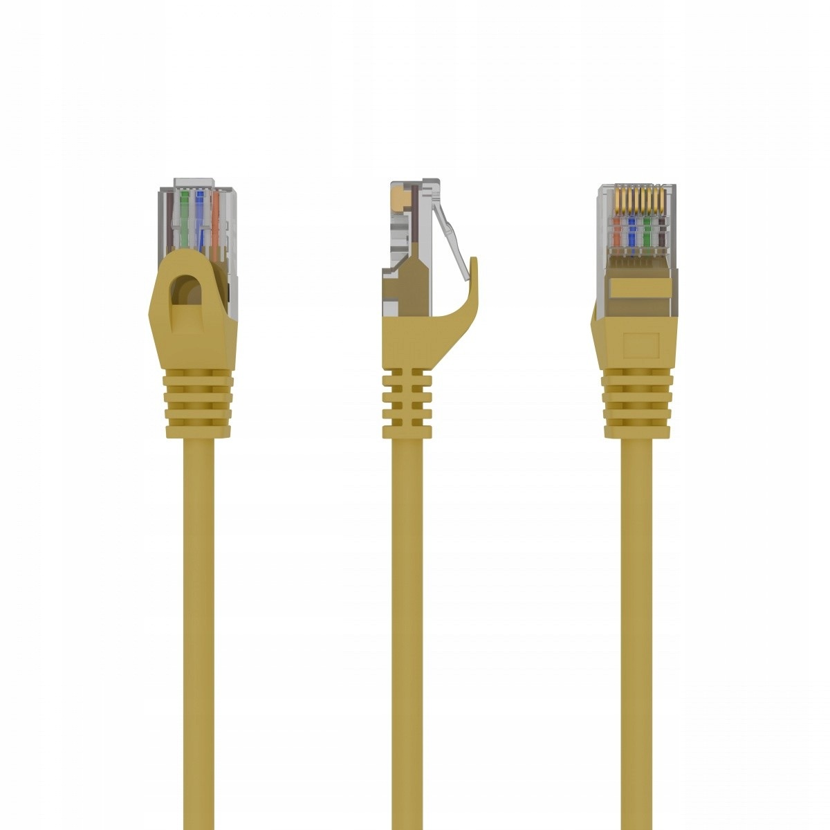 Gembird Patch cord Kat.6 Utp 0.25m żółty