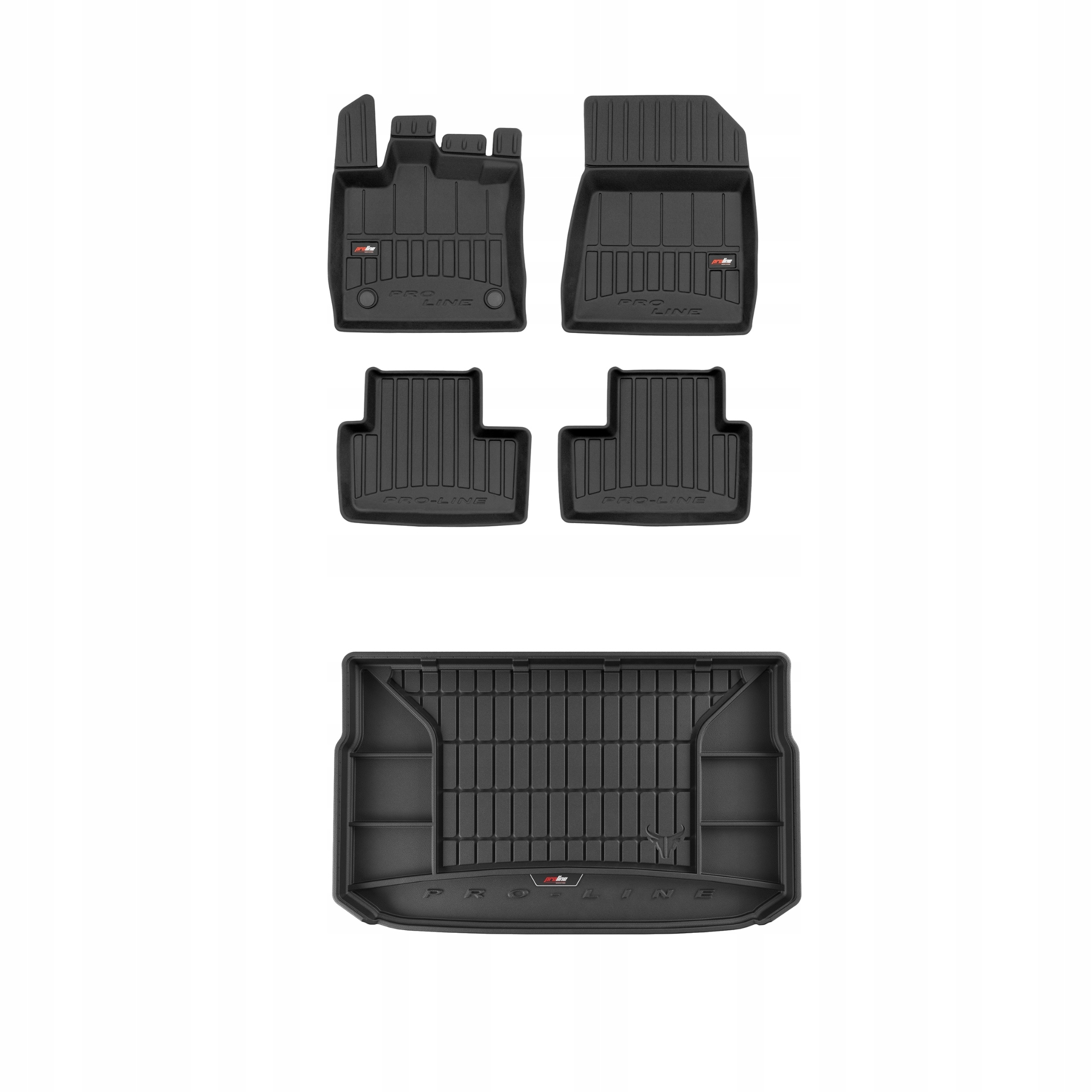 Frogum 3D sada gumových koberců a rohoží s logem pro Renault Captur II od roku 2019