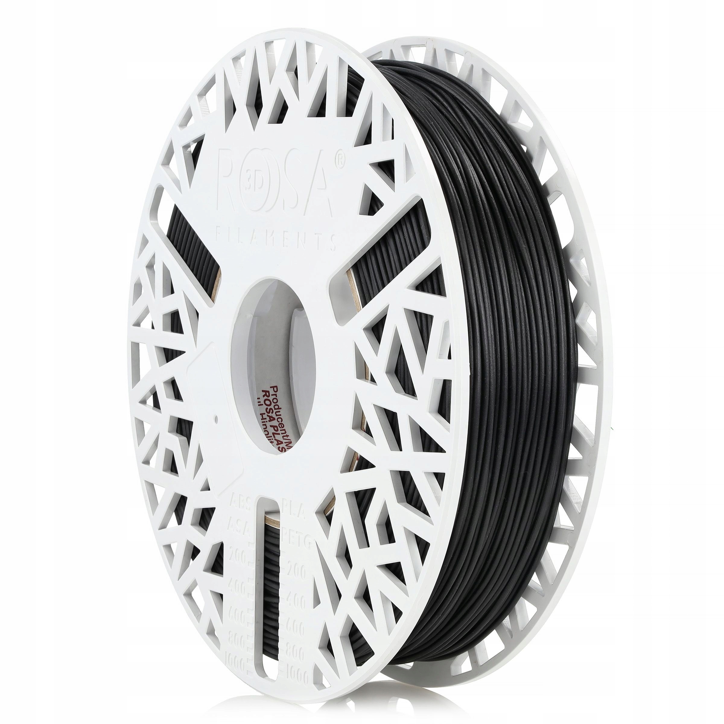 Filament 3D Tpu Flex Lw Anthracite Black 0,70 kg 1,75mm Czarny