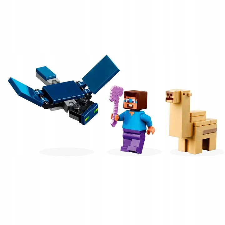 LEGO klocki MINECRAFT Pustynna wyprawa Steve'a 21251 smok na prezent torba Płeć unisex
