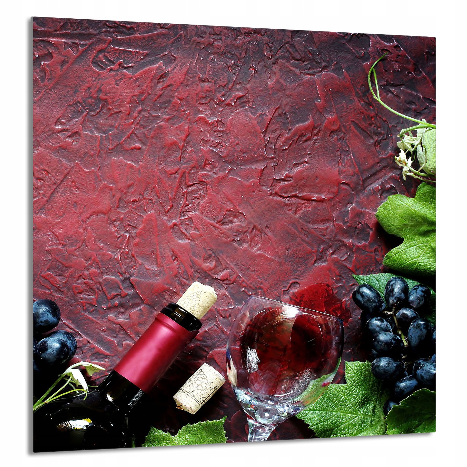 Skleněný Panel Do Kuchyně 60x65 Víno Tvrzené Sklo