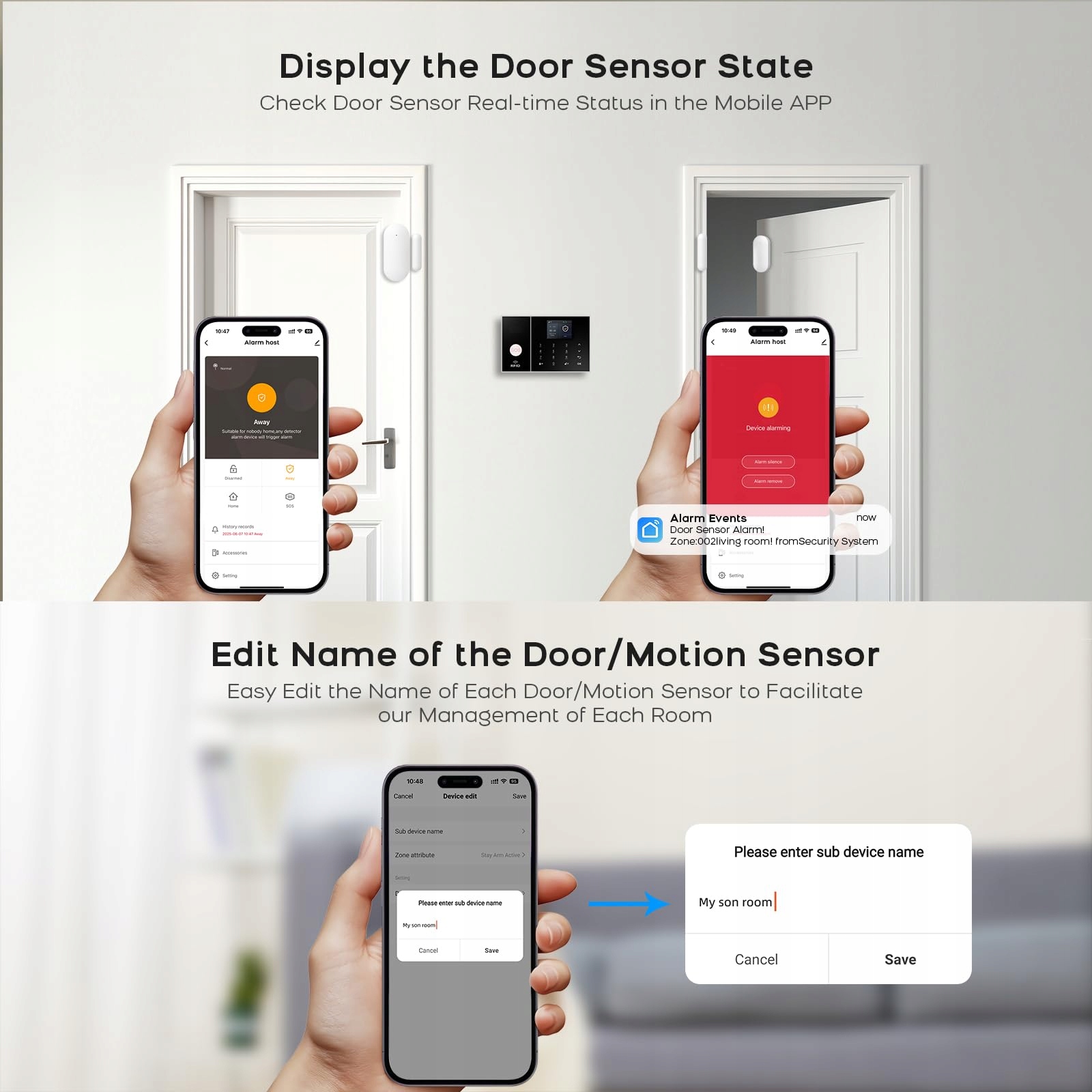 PGST System alarmowy do domu i mieszkania z Wi-Fi (2,4 GHz) — miniatura 6