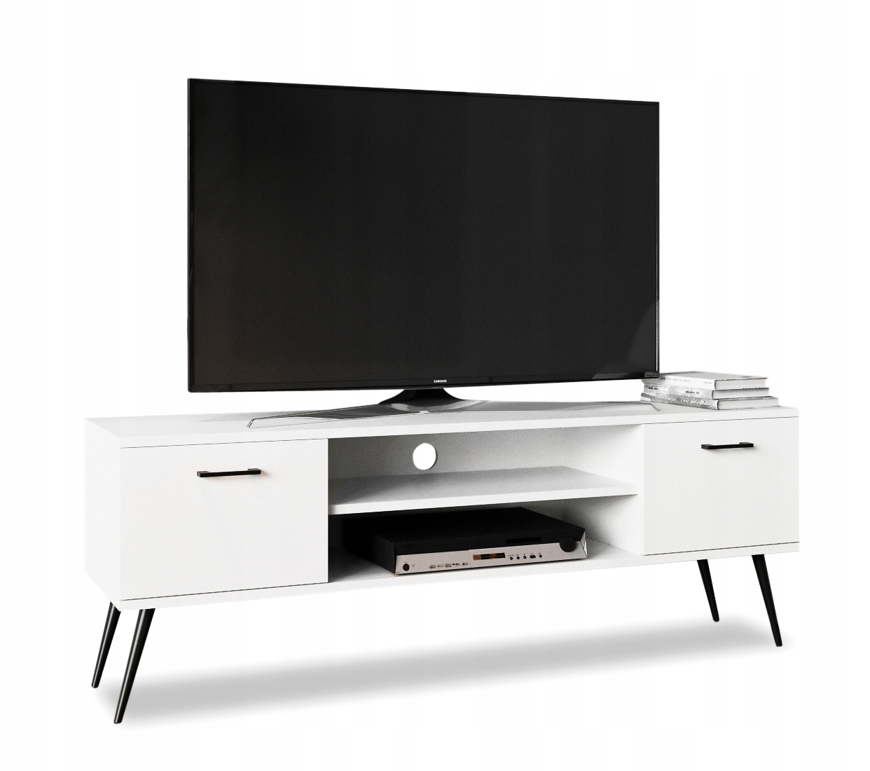 

Szafka Biała pod telewizor Rtvii 150 cm komoda