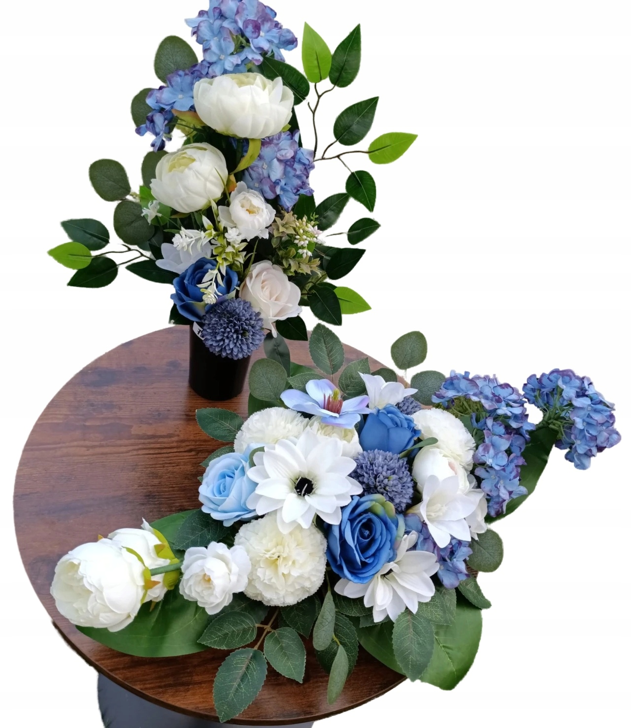 Sada Velkých Svazků Dekorace Kompozice Na Hrob Umělé Květiny!