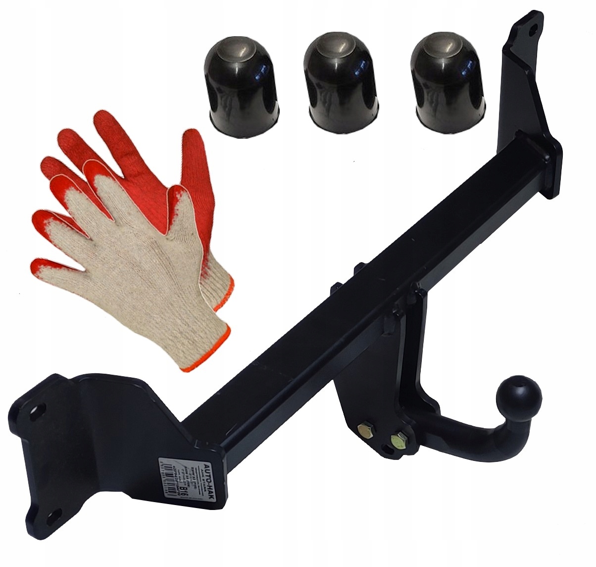 MARKOWY HAK HOLOWNICZY+KAPTURKI +RĘKAWICZKI do BMW X4 F26 2014-18 HAKPOL Uciąg 2400 kg