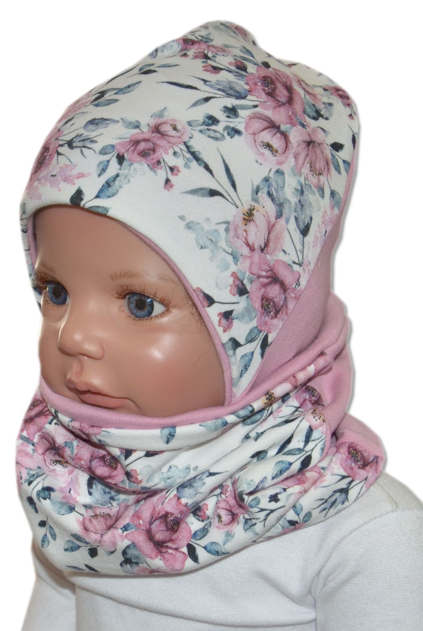

czapka komin 44-47cm 7-18m bukieciki