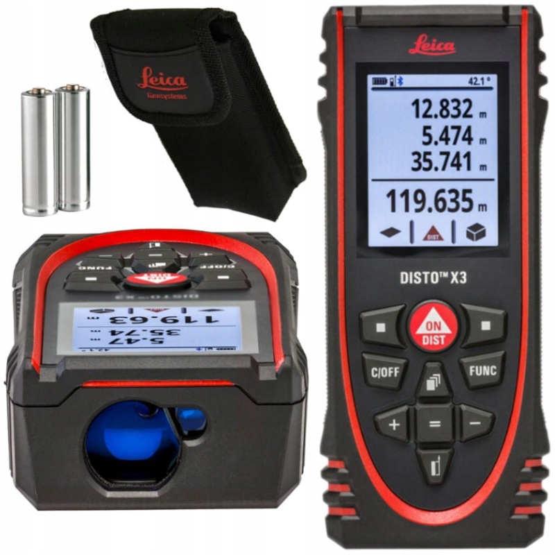 Leica Disto X3 Dalmierz Laerowy Miara Cyfrowa Bluetooth 150m