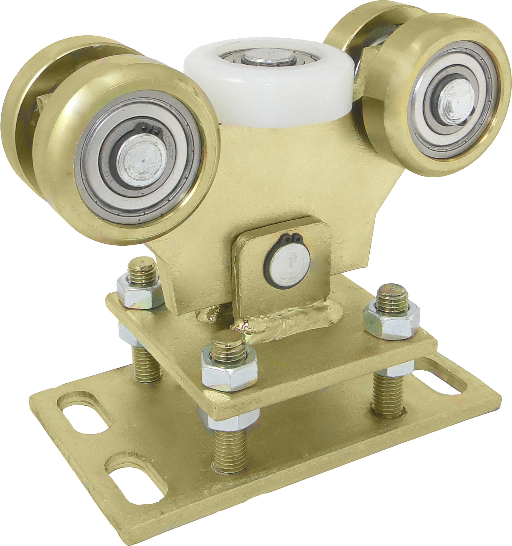 Vozík Na Posuvnú Bránu, Kyvný, 5 Kovových Valčekov, Nastaviteľný, FI68