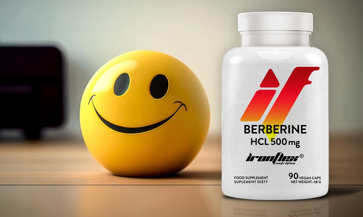 Berberyna HCL 500mg 100 tabletek Cholesterol Cukier Metabolizm Antoksydant — 5