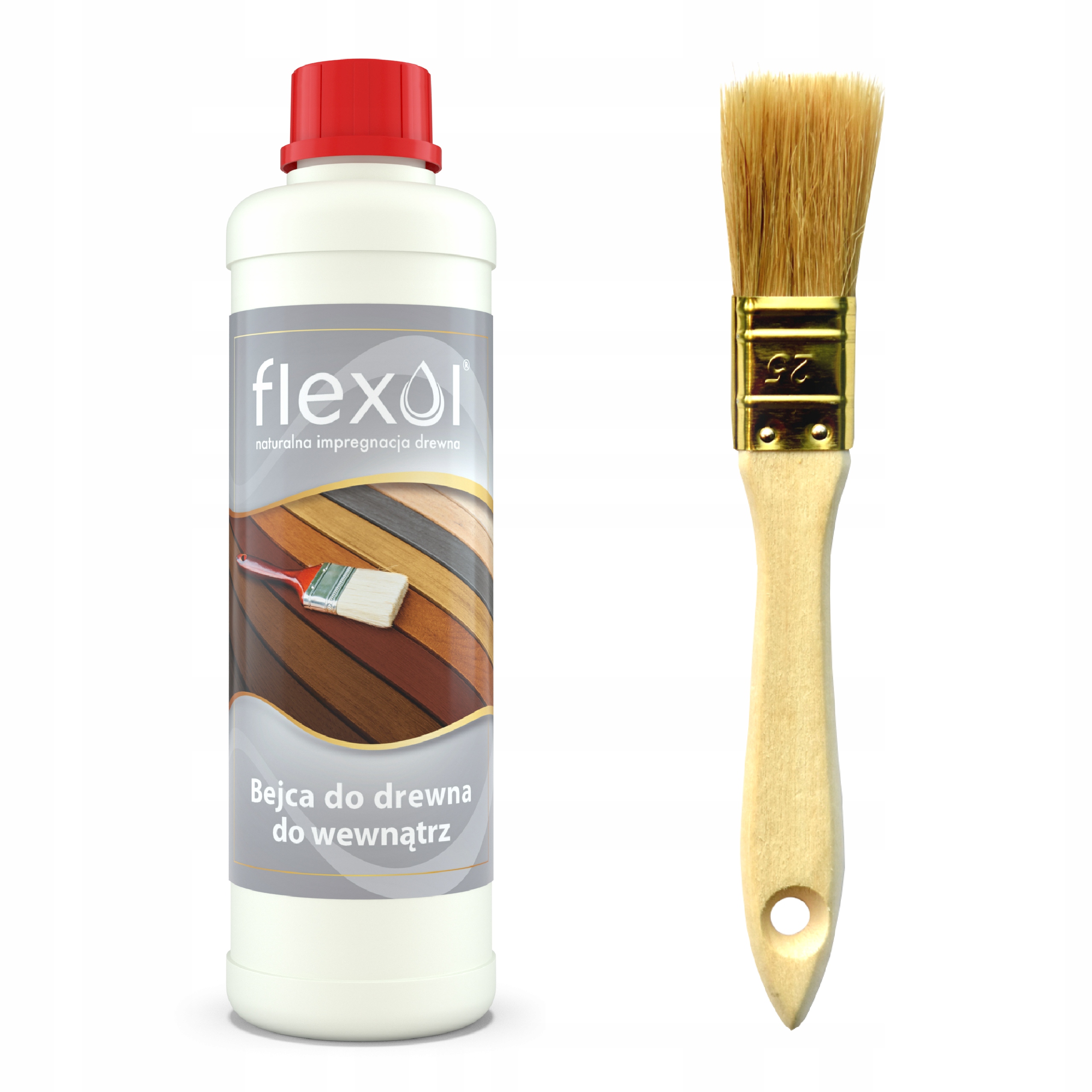 

Bejca Flexol do drewna wew.ekologiczna Popiel 0,5L