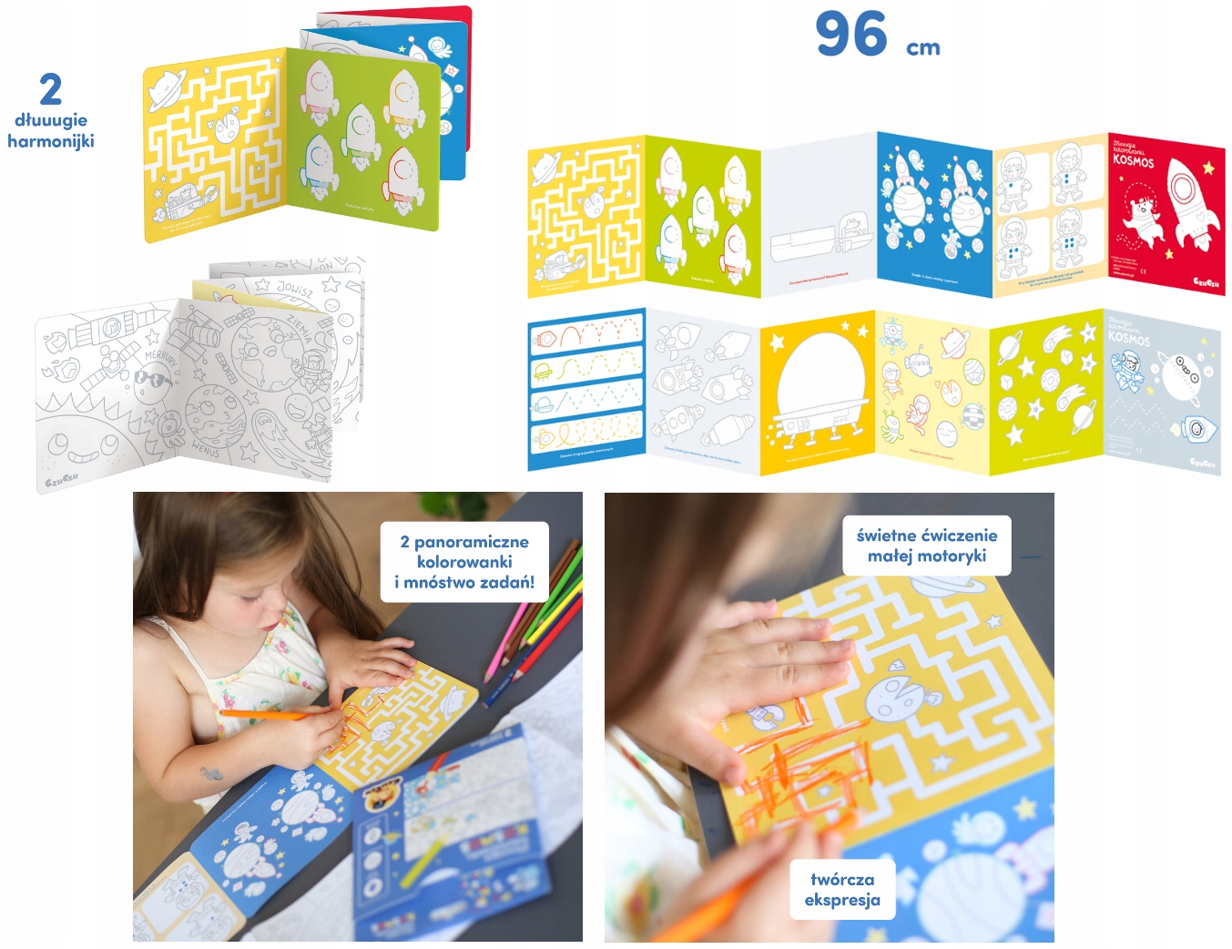 CzuCzu PAKIET MALOWANEK edukacyjnych dla CHŁOPCA 4+ 5+ lat Rok wydania 2020