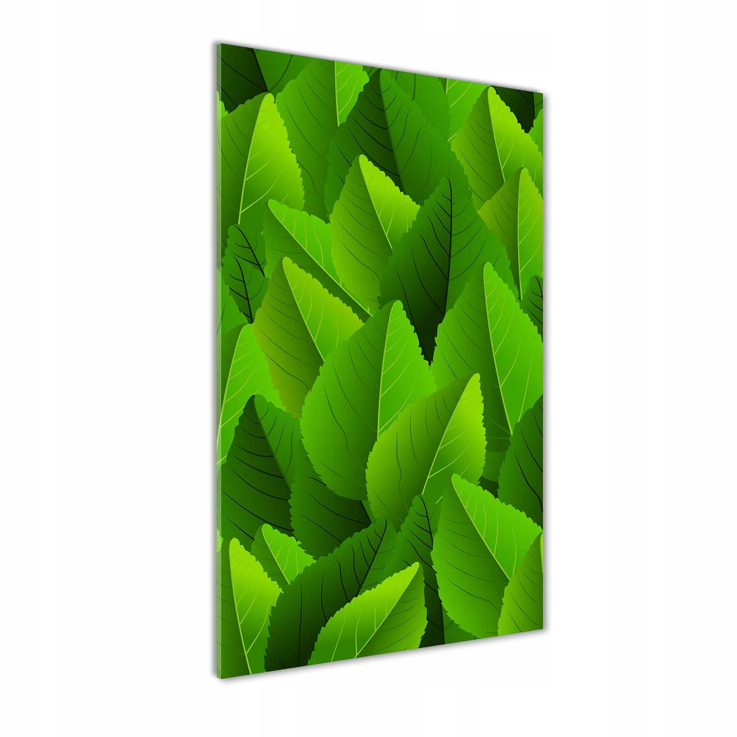 

Foto obraz akryl do salonu Zielone liście 70x140cm