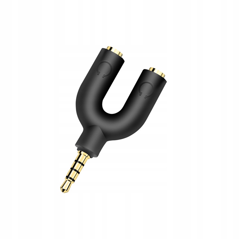 

Rozdzielacz przejściówka 2 x słuchawki jack 3,5 mm