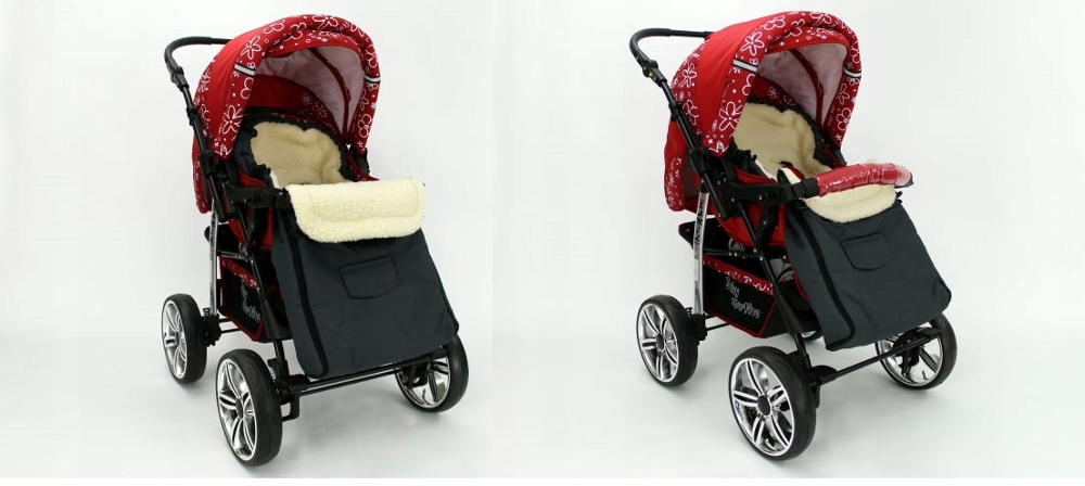 KAREX Śpiworek Do Wózków Sanek Polarkowy 90cm Kolor niebieski